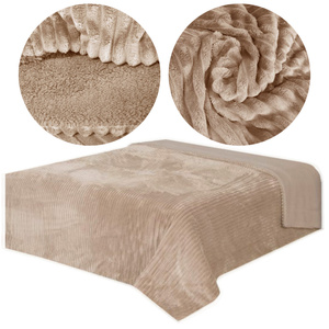 Double Sided Bedspread Capri Brown 160x200