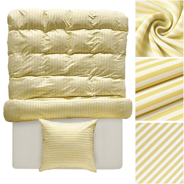 Pościel 140 x 200 2cz Mikrofibra w Pasy Eusebia Home 11