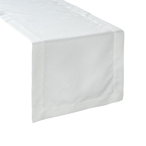 Ellen Decorative Runner 40 x 140 White+Silver