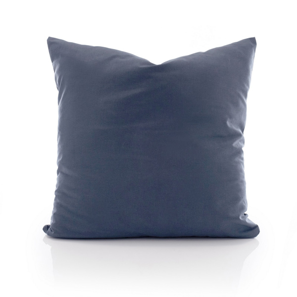 Poszewka Bawełna 45 x 45 Jednolita Ola Granat Navy