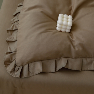 Bedding 220 x 200 3pcs Cotton with Ruffles Lynda 03