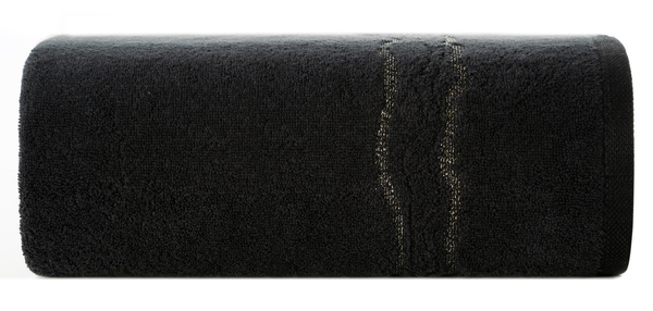 Ręcznik 70 x 140 Kąpielowy Frotte Karin 11 Czarny