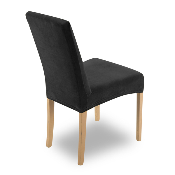 Pokrowiec na Krzesło Welur 35x55x30 Pokr04 Czarny