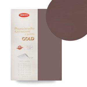 Bed sheet 190 x 200 Satin with Eraser Gold 18