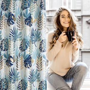 Curtain 140 x 250 Decorative Przel Malta Gran+Zł