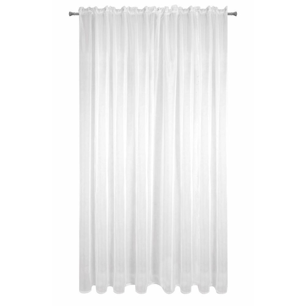Lucy Decorative Curtain on Tape 300 x 250 White