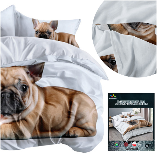 Pościel 160 x 200 3cz Mikrofibra 3D Andreas 3030