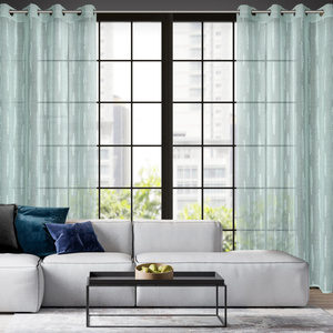 Zasłona 140 x 250 Dekoracyjna Przelotki Aleni Mięt