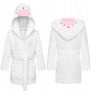 Children's Bathrobe with Hood S 110 Princess