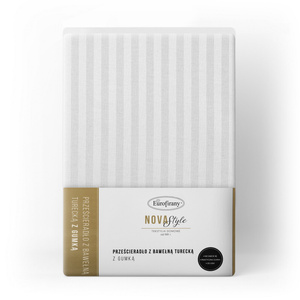 Prześcieradło 100 x 200 Żakardowe z Gumką Biały