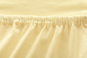 Jersey Bed Sheet with Eraser 004_D Bright Yellow 140x200