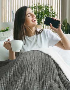 Blanket 150 x 200 Microfiber Two-sided Panda Black+White