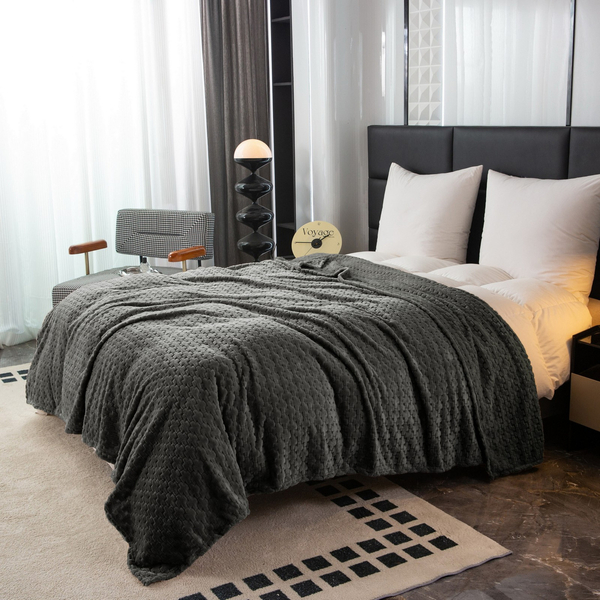 Koc 160 x 200 Mikrofibra Tłoczona Gediz 05