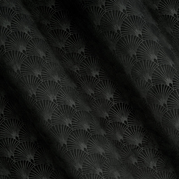 Zasłona Velvet Julia 140 x 250 Przelotka Czarny