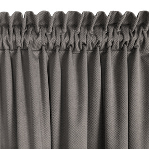 Curtain 140 x 300 Decorative Velvet Milo Gray