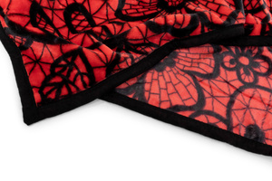 Color Acrylic Blanket No. A-821-1 Flowers 160x210