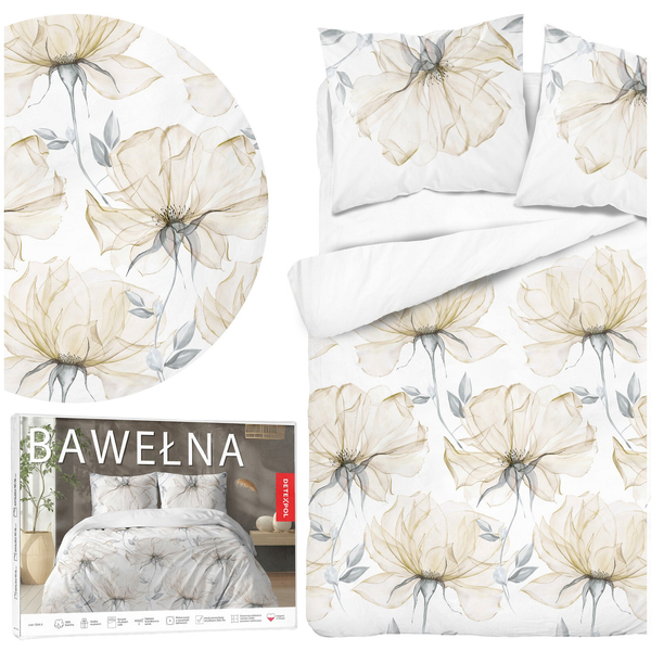 Bedding 160 x 200 3pc Vicenza Cotton pattern 5770B