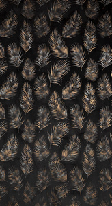 Curtain 140 x 250 Decorative Gloria Black+Grey