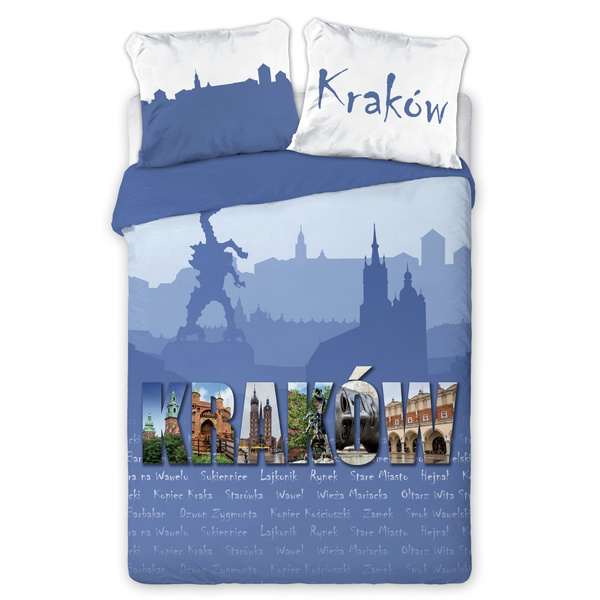 Pościel 160 x 200 Młodzieżowa Travel Kraków