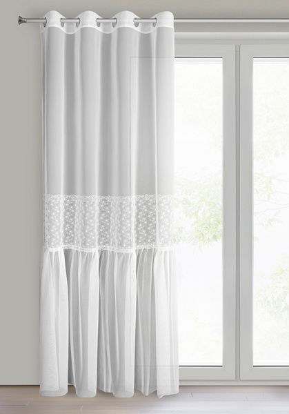 Firana 140 x 250 Dekoracyjna Lauri Przelotki B+Sre