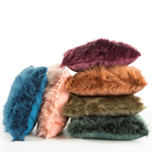 Poszewka Futrzana Dekoracyjna 819 45 x 45 Łososiowy