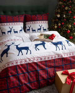 Bedding 220 x 200 3pc Vicenza Cotton pattern 4257B