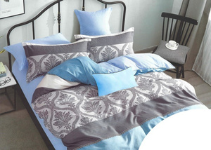 Bedding 140 x 200 2pcs Cotton Satin No. A1436