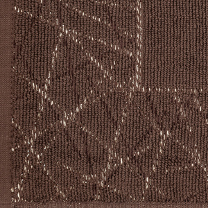 Bathroom Rug 50 x 70 Cotton Nika 04 Brown