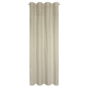 Curtain 140 x 250 Decorative Liza Cream+Gold