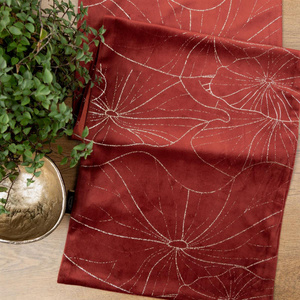 35 x 220 Decorative Velvet Blink18 Brick Runner