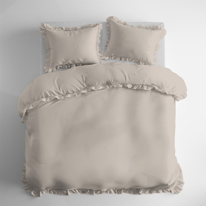 Pościel 220 x 200 3cz Bawełna Pure Z Falbaną 04