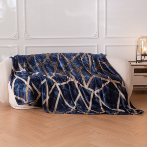 Koc 200 x 220 Mikrofibra Gładka Inger 19