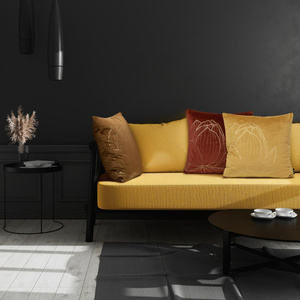 Poszewka 45 x 45 Dekoracyjna Velvet BLINK19 C. Mięt