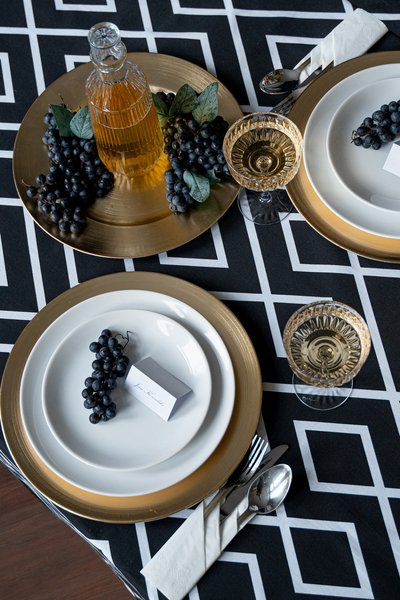 Obrus 140 x 280 Dekoracyjny Panama 3923A