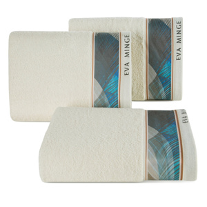 Ręcznik Kąpielowy Eva Minge Eva3 50 x 90 Krem