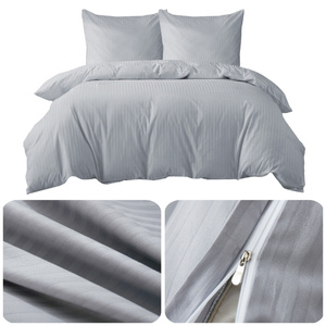 Bedding 160 x 200 3pc Cotton Adamash J.Grey