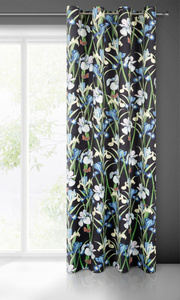 Curtain 140 x 250 Decorative Velvet Maja Blue