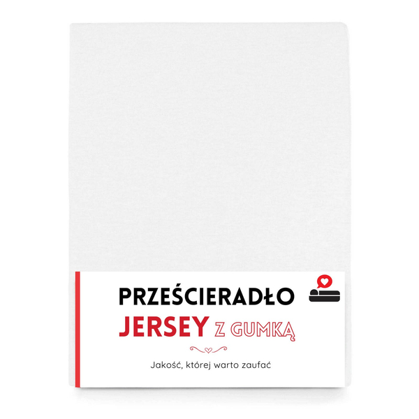 Prześcieradło 90 x 200 Jersey z Gumką Gaja 14