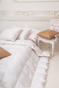 Kołdra 200 x 200 Ciepła Natural Premium Gold Biel