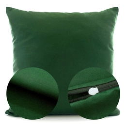 Cotton pillowcase 45 x 45 Uniform Ola Bottle Green