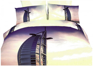 3D Cotton Satin Bedding W438 200x220NP 3 parts