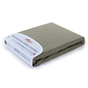 Jersey sheet with elastic 156_D Grey 200x220