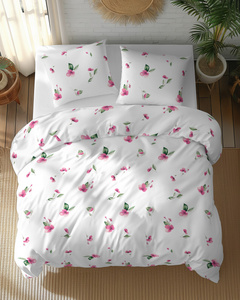 Bedding 220 x 200 3pc Vicenza Cotton pattern 5769A