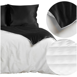 Bedding 220 x 200 3cz Satin Nova3 White + Black