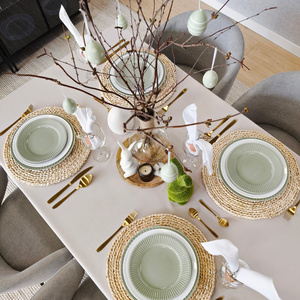 Obrus 140x300 Plamoodporny Surbo Ecru