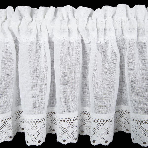 Ready-made Decorative Curtain Lisa 30 x 150 White