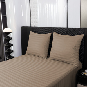 Bedding 220 x 200 3pc Satin Stripes Ramiro 01