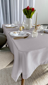 Tablecloth 150x350 Stainproof Classic Savio Grey