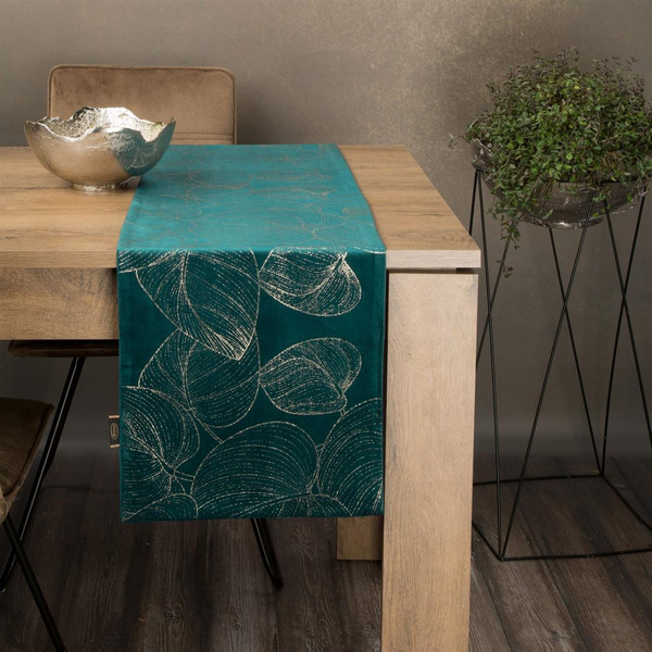 Bieżnik 35 x 180 Dekoracyjny Velvet Blink16 C. Tur