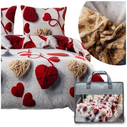 Pościel 160 x 200 3cz Mikrofibra Miś Martino 3189